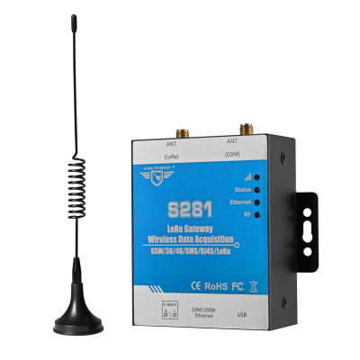 S281 2G/3G/4G LoRa Gateway IoT for Smart Irrigation/Environmental Monitoring Support Modbus RTU/TCP Protocal