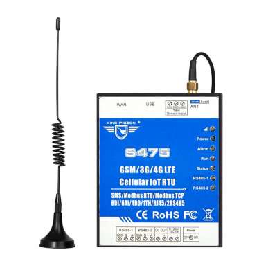 Ethernet IoT RTU Data Acquisition Monitoring System Modbus/MQTT 4G LTE S475